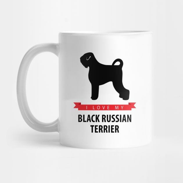 I Love My Black Russian Terrier by millersye